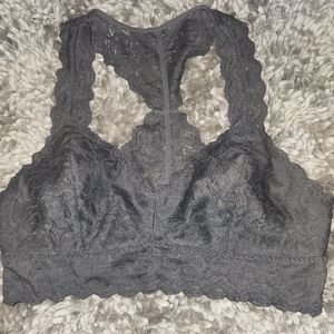 Grey Lacey Bralette